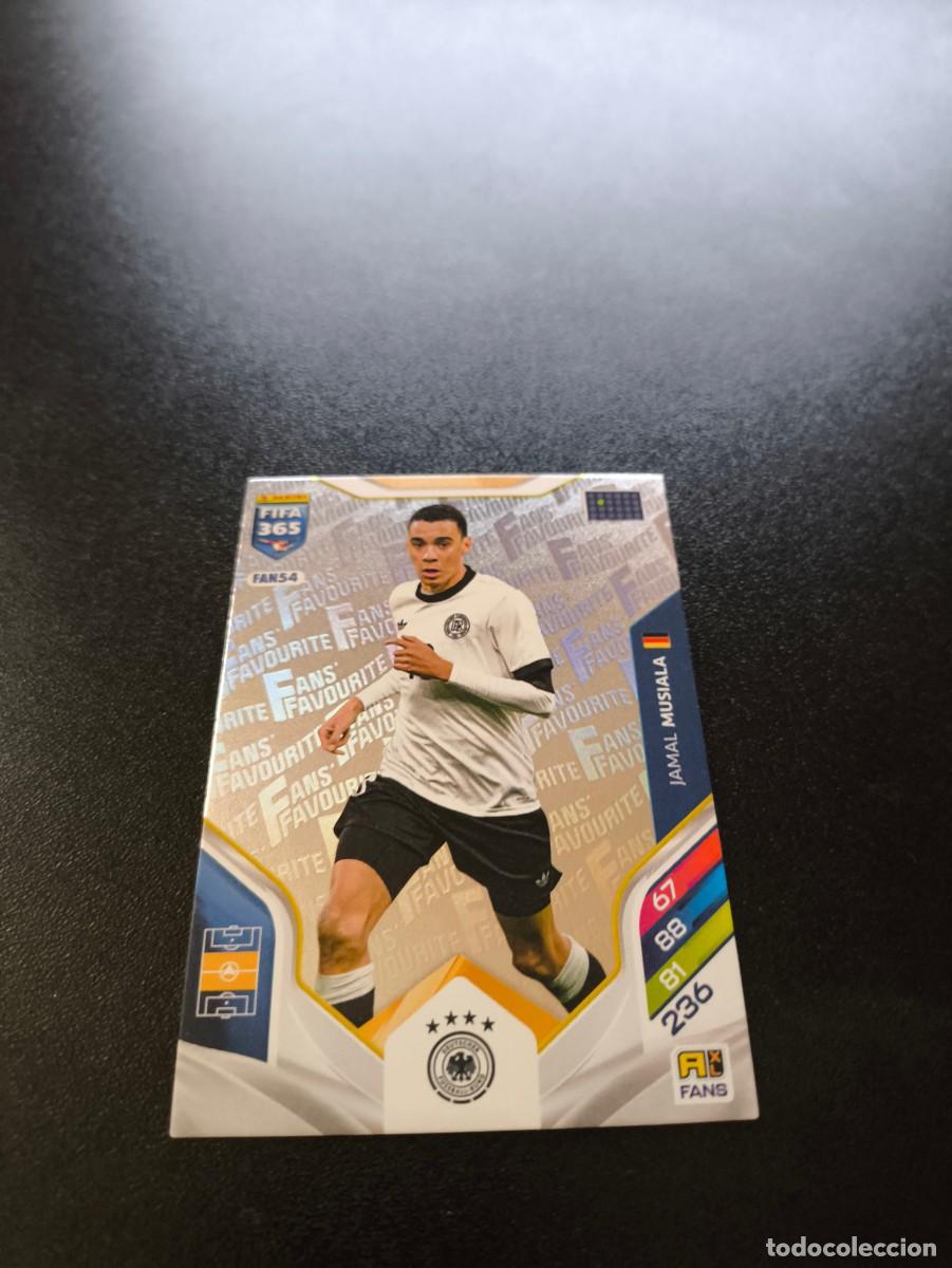 Cromos de F&uacute;tbol: FAN54 Jamal Musiala ALEMANIA PLATA FANS FAVOURITE PANINI ADRENALYN FIFA 365 2025 2026 LIGA