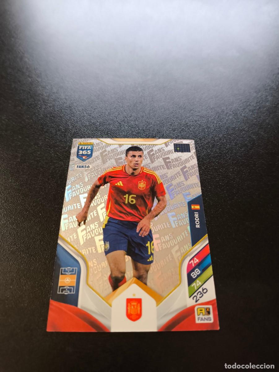 Cromos de F&uacute;tbol: FAN56 Rodri ESPA&Ntilde;A PLATA FANS FAVOURITE PANINI ADRENALYN FIFA 365 2025 2026 LIGA