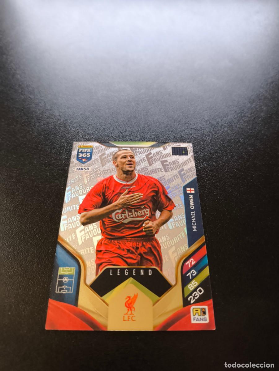 Cromos de F&uacute;tbol: FAN58 Michael Owen LIVERPOOL PLATA FANS FAVOURITE PANINI ADRENALYN FIFA 365 2025 2026 LIGA