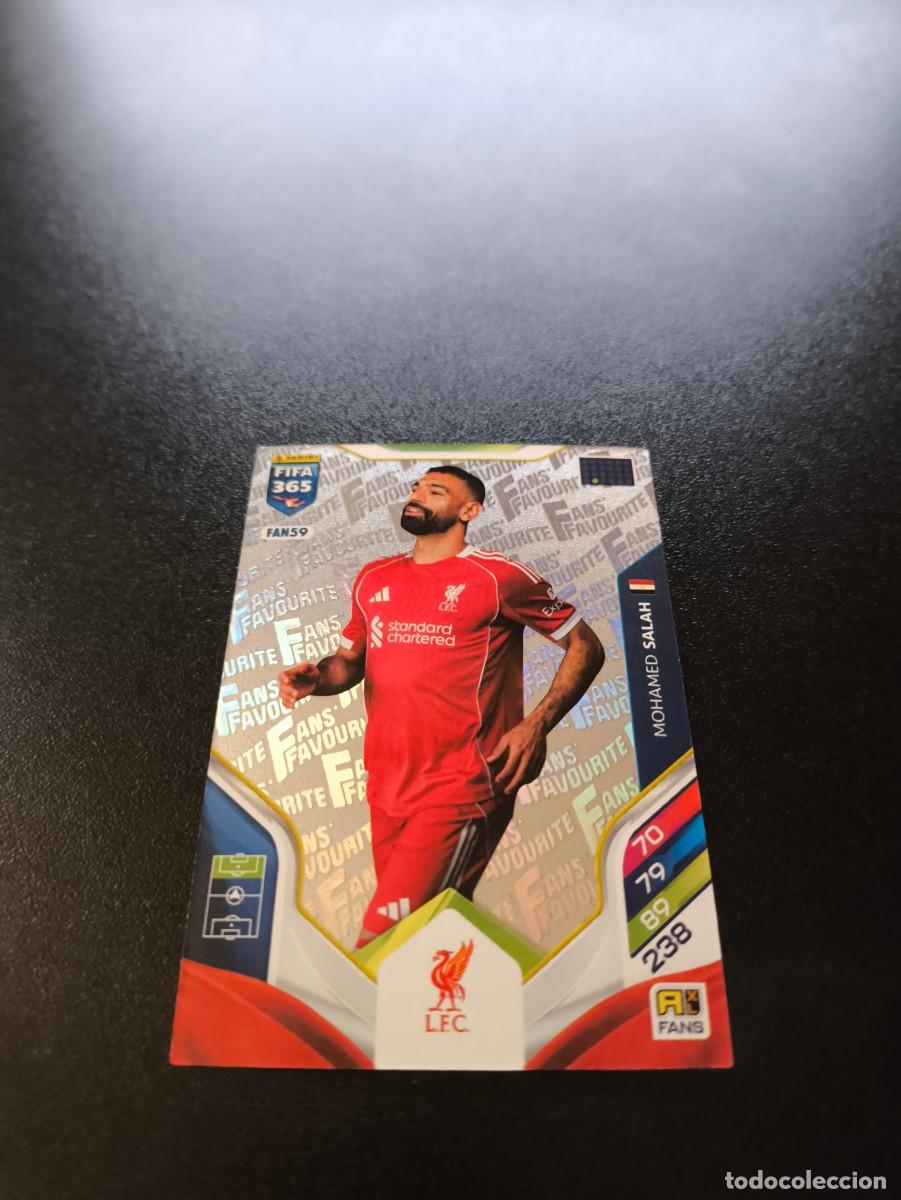 Cromos de F&uacute;tbol: FAN59 Mohamed Salah LIVERPOOL PLATA FANS FAVOURITE PANINI ADRENALYN FIFA 365 2025 2026 LIGA