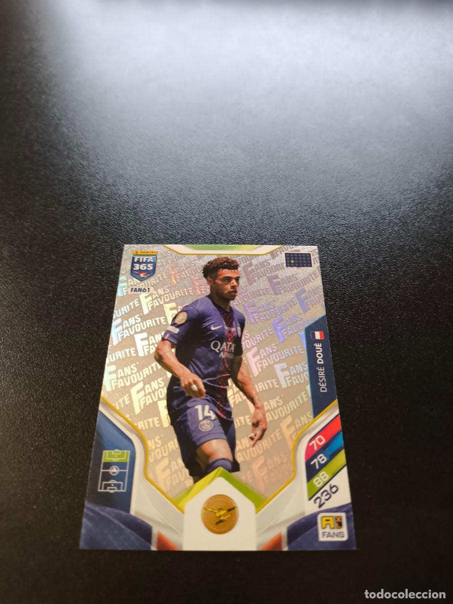 Cromos de F&uacute;tbol: FAN61 D&eacute;sir&eacute; Dou&eacute; PSG PARIS PLATA FANS FAVOURITE PANINI ADRENALYN FIFA 365 2025 2026 LIGA