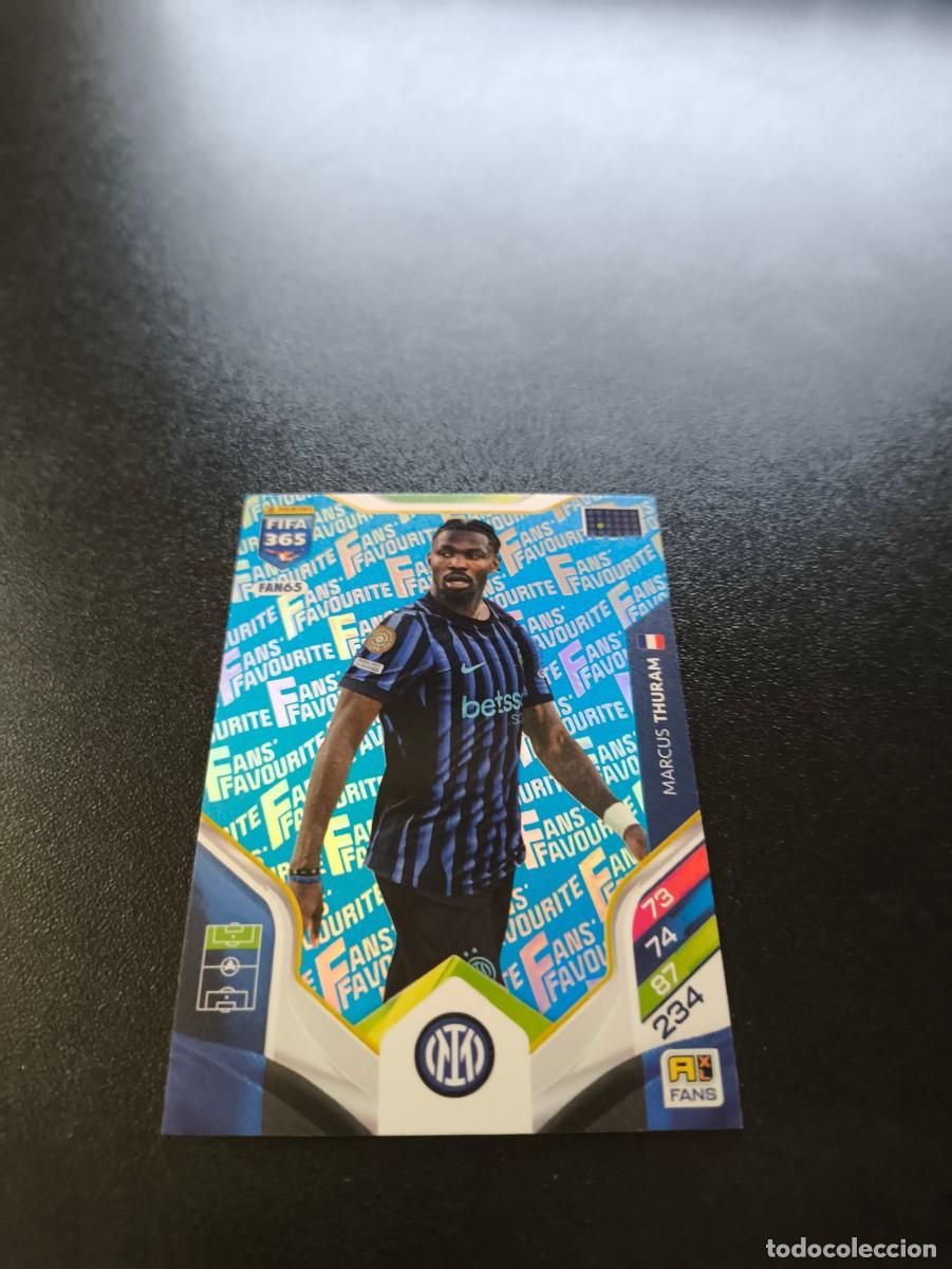 Cromos de F&uacute;tbol: FAN65 Marcus Thuram INTER DE MILAN BLUE AZUL FANS FAVOURITE PANINI ADRENALYN FIFA 365 2025 2026 LIGA
