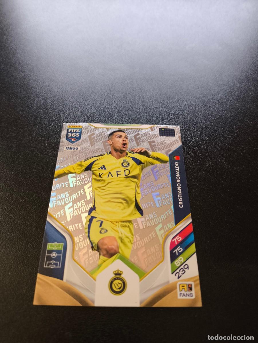 Cromos de F&uacute;tbol: FAN66 Cristiano Ronaldo AL NASSR PLATA FANS FAVOURITE PANINI ADRENALYN FIFA 365 2025 2026 LIGA