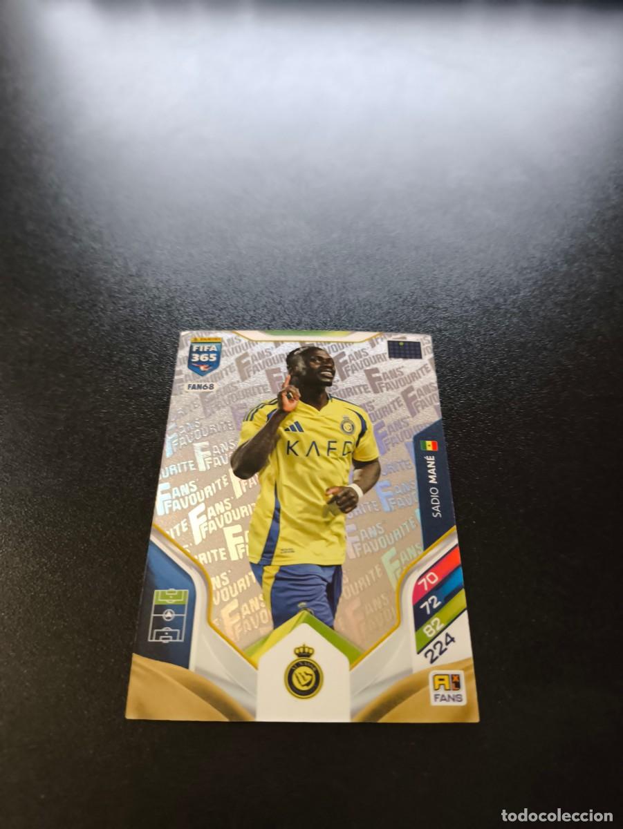 Cromos de F&uacute;tbol: FAN68 Sadio Man&eacute; AL NASSR PLATA FANS FAVOURITE PANINI ADRENALYN FIFA 365 2025 2026 LIGA