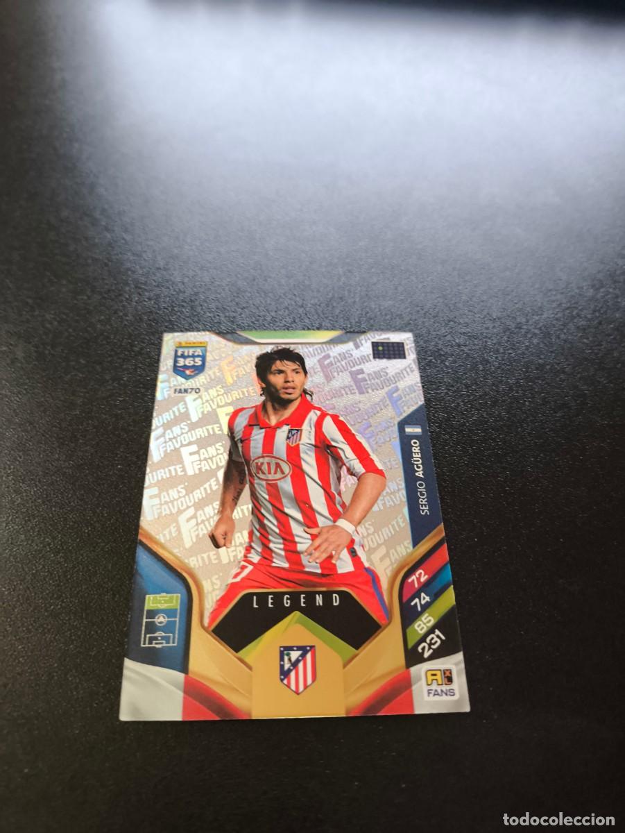 Cromos de F&uacute;tbol: FAN70 Sergio Ag&uuml;ero ATLETICO MADRID PLATA FANS FAVOURITE PANINI ADRENALYN FIFA 365 2025 2026 LIGA