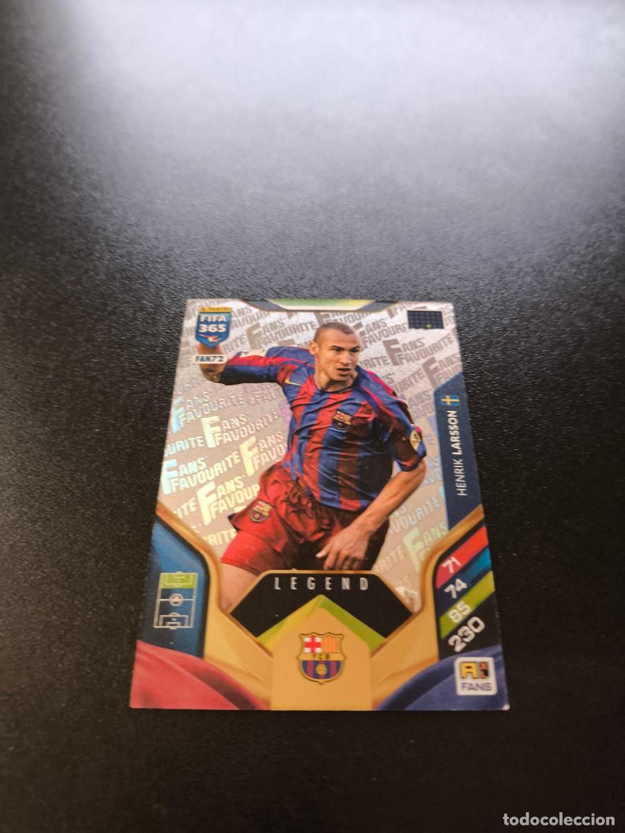 Cromos de F&uacute;tbol: FAN72 Henrik Larsson BARCELONA PLATA FANS FAVOURITE PANINI ADRENALYN FIFA 365 2025 2026 LIGA