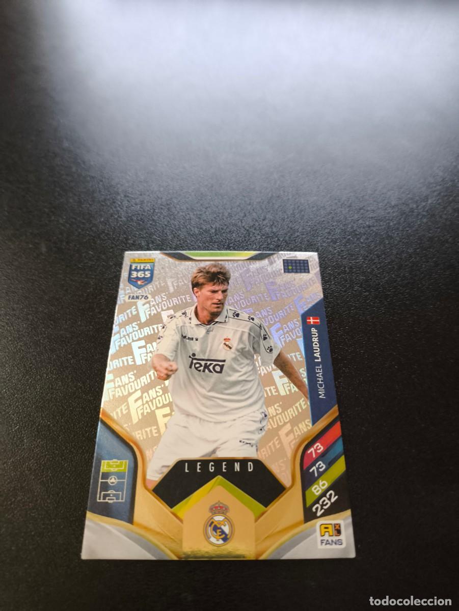 Cromos de F&uacute;tbol: FAN76 Michael Laudrup REAL MADRID PLATA FANS FAVOURITE PANINI ADRENALYN FIFA 365 2025 2026 LIGA