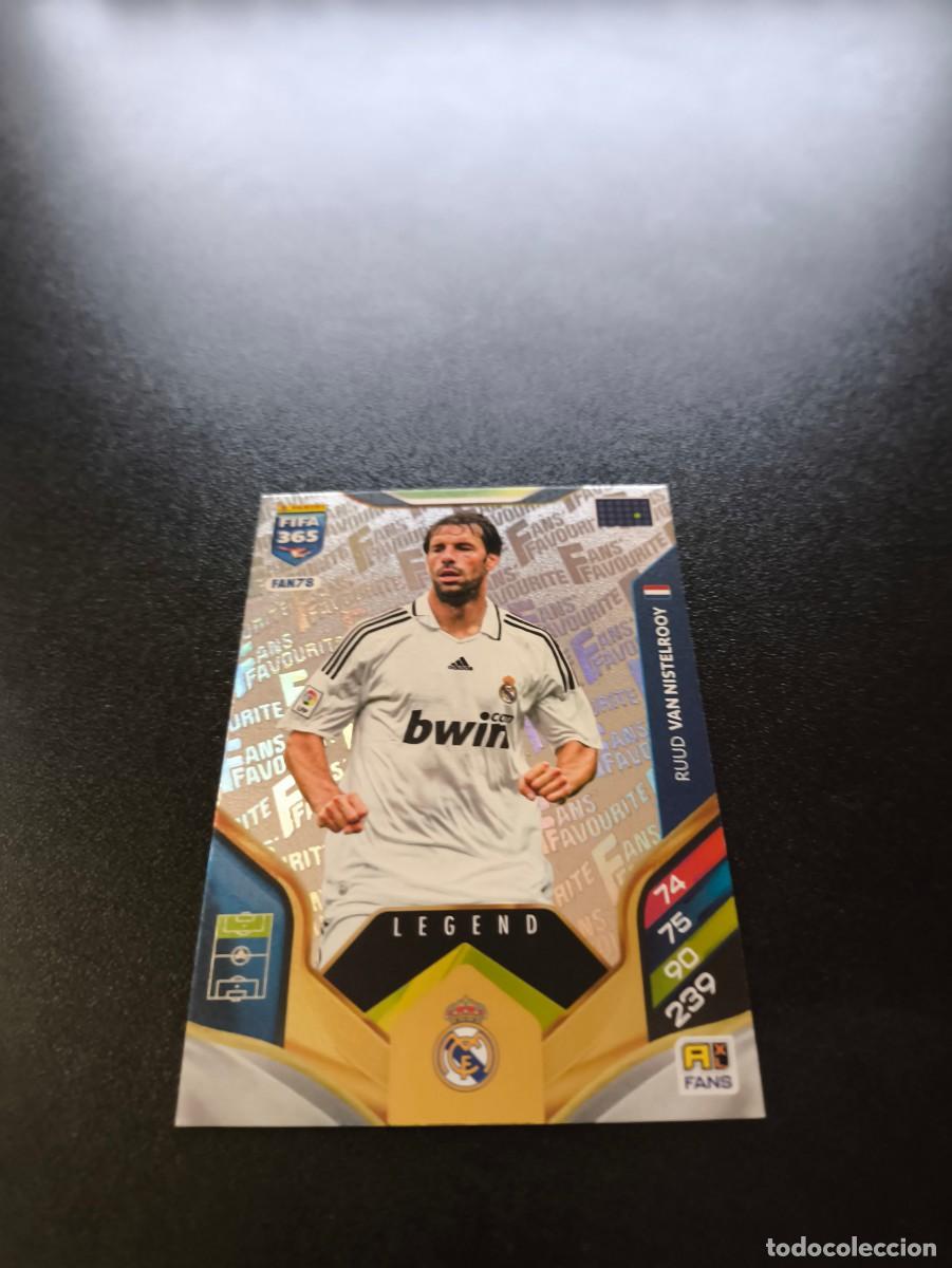 Cromos de F&uacute;tbol: FAN78 van Nistelrooy PLATA REAL MADRID FANS FAVOURITE PANINI ADRENALYN FIFA 365 2025 2026 LIGA