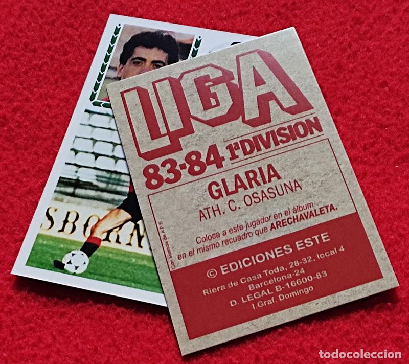 Cromos de F&uacute;tbol: Glaria C.A. Osasuna custom 83-84 In&eacute;dito