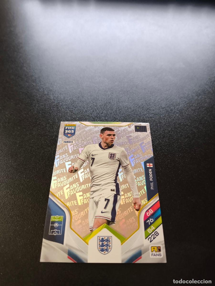 Cromos de F&uacute;tbol: FAN85 Phil Foden INGLATERRA PLATA FANS FAVOURITE PANINI ADRENALYN FIFA 365 2025 2026 LIGA