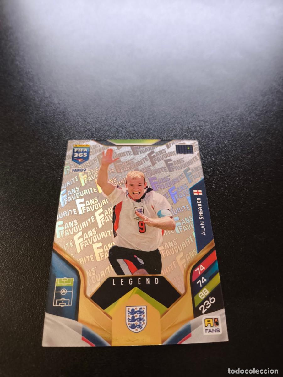Cromos de F&uacute;tbol: FAN89 Alan Shearer INGLATERRA PLATA FANS FAVOURITE PANINI ADRENALYN FIFA 365 2025 2026 LIGA