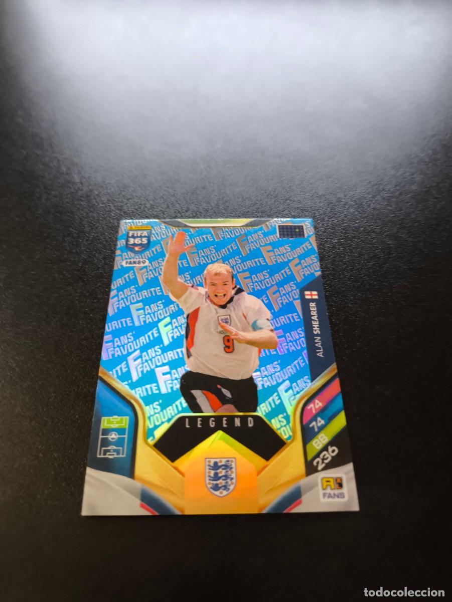 Cromos de F&uacute;tbol: FAN89 Alan Shearer INGLATERRA BLUE AZUL FANS FAVOURITE PANINI ADRENALYN FIFA 365 2025 2026 LIGA