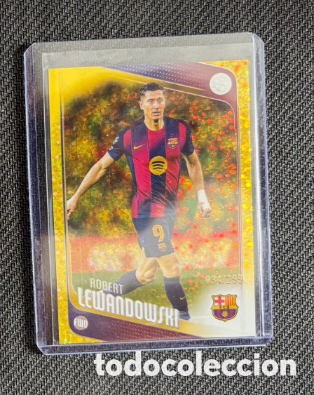 Cromos de F&uacute;tbol: LEWANDOWSKI NUMERADA 034/299 FC BARCELONA