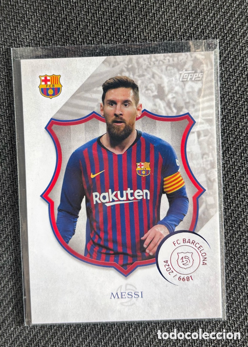 Cromos de F&uacute;tbol: MESSI CARTA FC BARCELONA EDICI&Oacute;N ESPECIAL