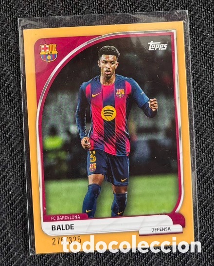 Cromos de F&uacute;tbol: BALDE FC BARCELONA NUMERADA 275/325