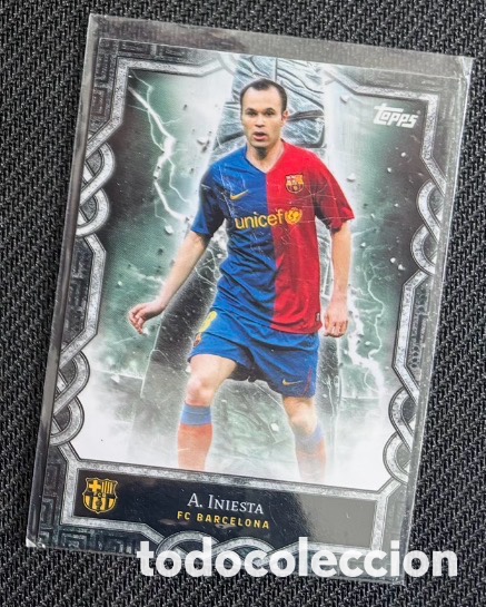 Cromos de F&uacute;tbol: ANDR&Eacute;S INIESTA FC BARCELONA TOPPS