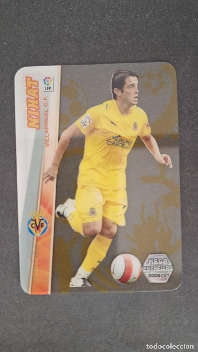 Cromos de F&uacute;tbol: L1 NIHAT VILLARREAL C. F. MEGA ESTRELLAS 385 PANINI MEGACRACKS 2008 2009 08 09
