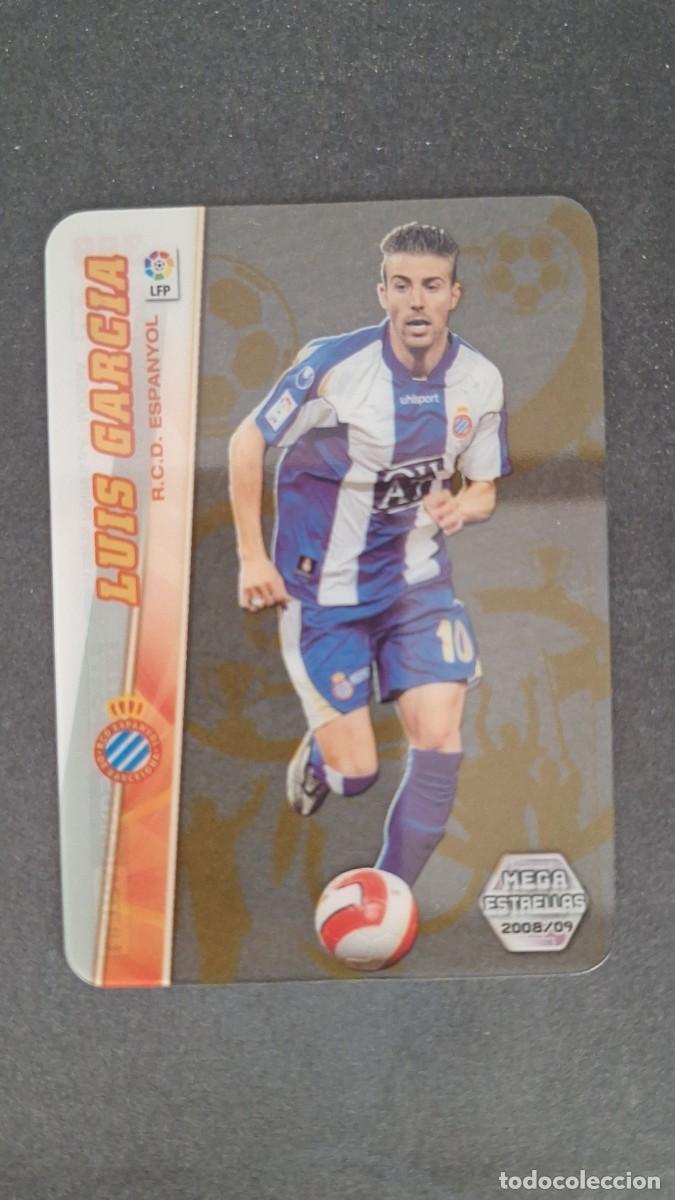 Cromos de F&uacute;tbol: L1 LUIS GARCIA R. C. D. ESPA&Ntilde;OL MEGA ESTRELLAS 389 PANINI MEGACRACKS 2008 2009 08 09