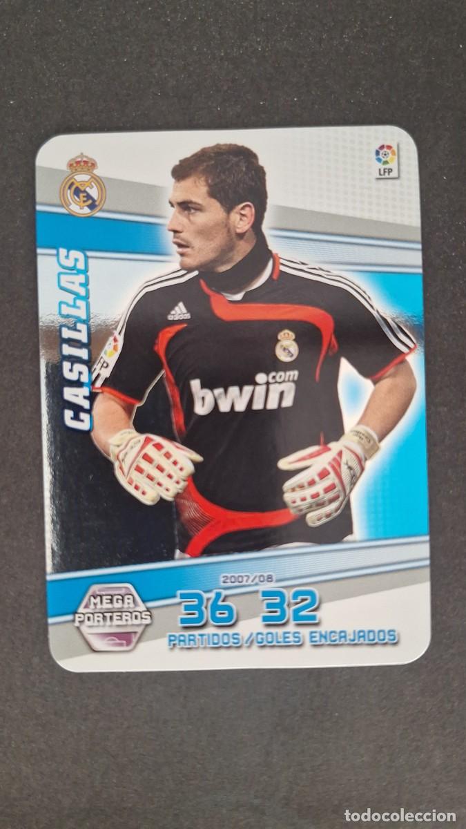 Cromos de F&uacute;tbol: L1 CASILLAS REAL MADRID MEGA PORTEROS 400 PANINI MEGACRACKS 2008 2009 08 09