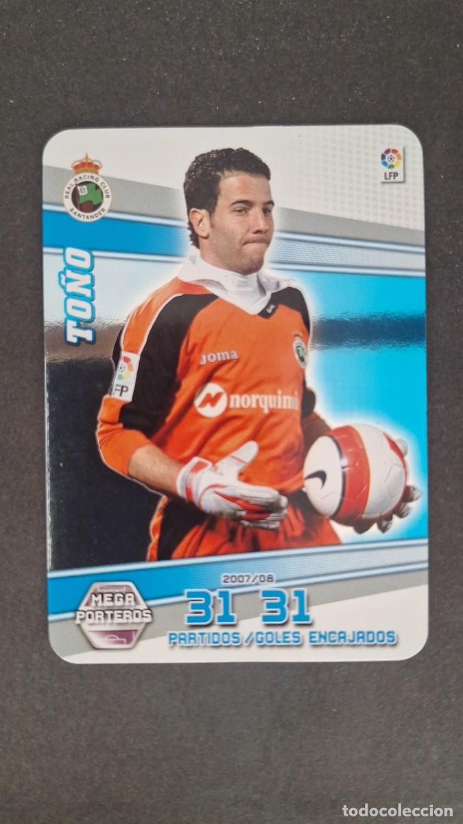 Cromos de F&uacute;tbol: L1 TO&Ntilde;O RACING DE SANTANDER MEGA PORTEROS 401 PANINI MEGACRACKS 2008 2009 08 09