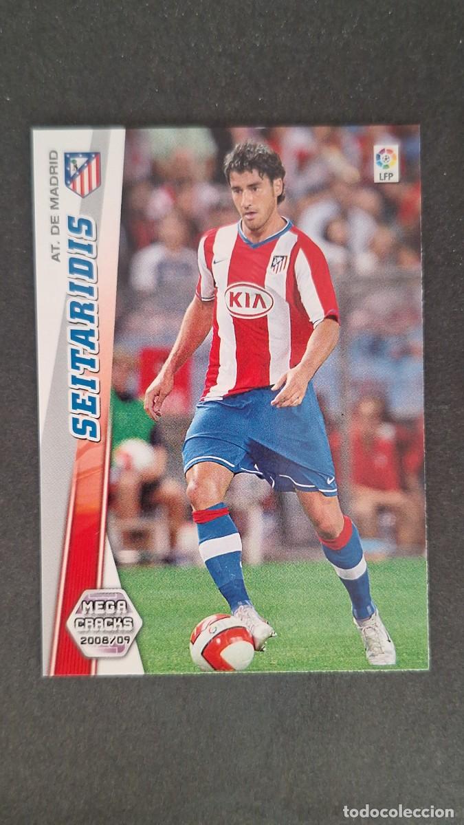 Cromos de F&uacute;tbol: L1 SEITARIDIS ATLETICO DE MADRID NUEVA FICHA 40 BIS PANINI MEGACRACKS 2008 2009 08 09