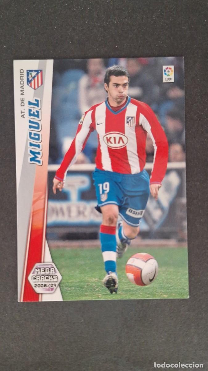Cromos de F&uacute;tbol: L1 MIGUEL ATLETICO DE MADRID NUEVA FICHA 51 BIS PANINI MEGACRACKS 2008 2009 08 09