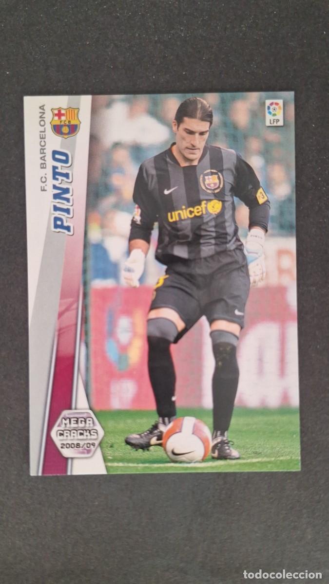 Cromos de F&uacute;tbol: L1 PINTO F. C. BARCELONA NUEVA FICHA 57 BIS PANINI MEGACRACKS 2008 2009 08 09