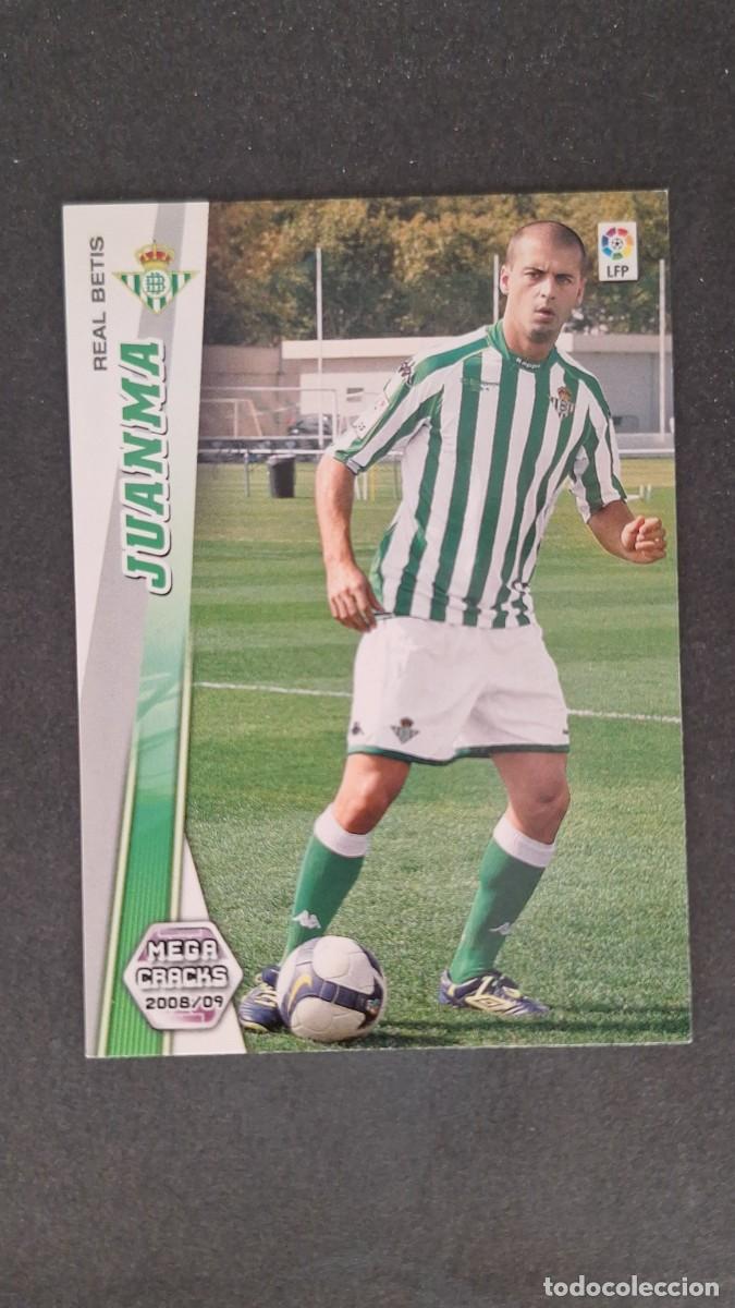 Cromos de F&uacute;tbol: L1 JUANMA REAL BETIS BALOMPIE NUEVA FICHA 87 BIS PANINI MEGACRACKS 2008 2009 08 09