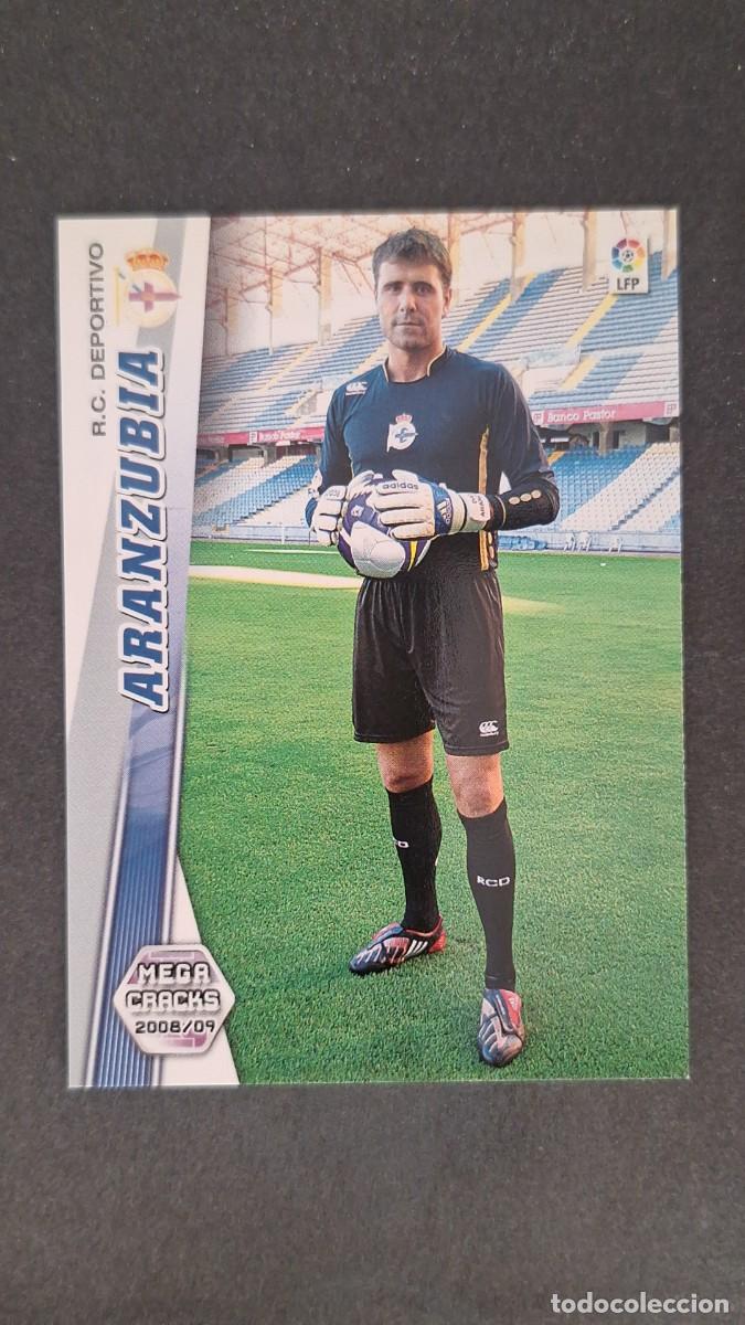 Cromos de F&uacute;tbol: L1 ARANZUBIA DEPORTIVO DE LA CORU&Ntilde;A NUEVA FICHA 92 BIS PANINI MEGACRACKS 2008 2009 08 09