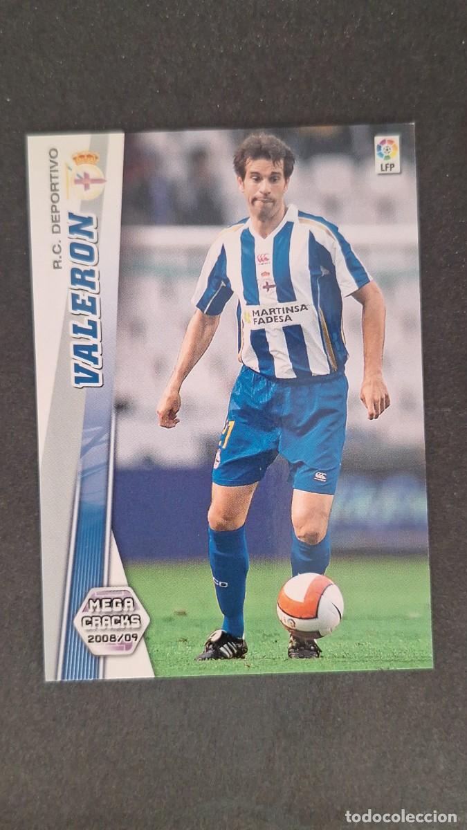 Cromos de F&uacute;tbol: L1 VALERON DEPORTIVO DE LA CORU&Ntilde;A NUEVA FICHA 102 BIS PANINI MEGACRACKS 2008 2009 08 09