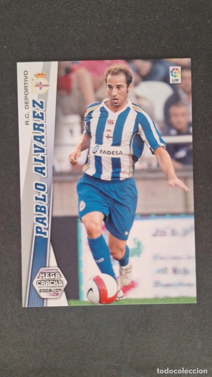 Cromos de F&uacute;tbol: L1 PABLO ALVAREZ DEPORTIVO DE LA CORU&Ntilde;A NUEVA FICHA 107 BIS PANINI MEGACRACKS 2008 2009 08 09