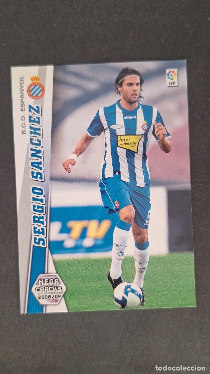 Cromos de F&uacute;tbol: L1 SERGIO SANCHEZ R. C. D. ESPA&Ntilde;OL NUEVA FICHA 111 BIS PANINI MEGACRACKS 2008 2009 08 09