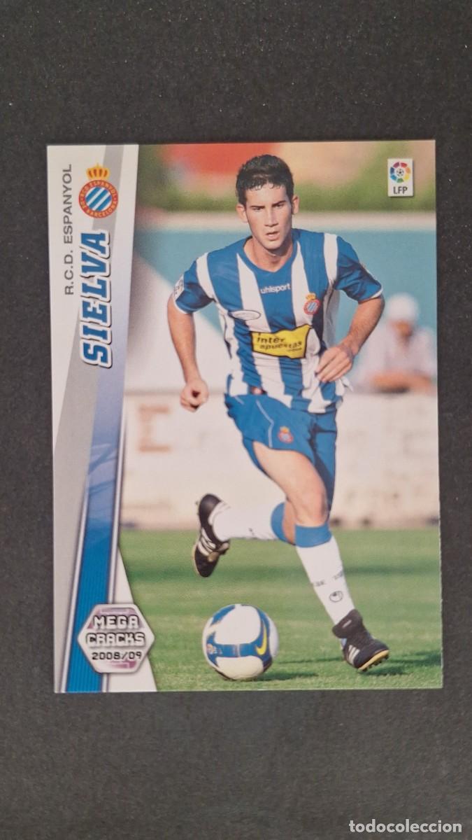 Cromos de F&uacute;tbol: L1 SIELVA R. C. D. ESPA&Ntilde;OL NUEVA FICHA 119 BIS PANINI MEGACRACKS 2008 2009 08 09