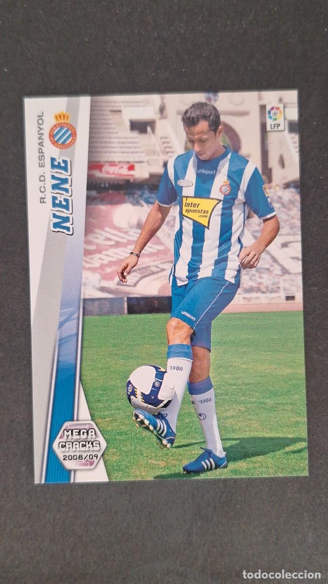 Cromos de F&uacute;tbol: L1 NENE R. C. D. ESPA&Ntilde;OL NUEVA FICHA 122 BIS PANINI MEGACRACKS 2008 2009 08 09