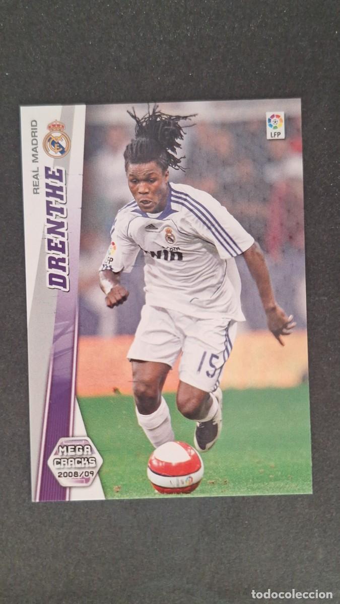 Cromos de F&uacute;tbol: L1 DRENTHE REAL MADRID NUEVA FICHA 158 BIS PANINI MEGACRACKS 2008 2009 08 09