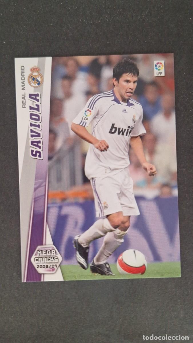 Cromos de F&uacute;tbol: L1 SAVIOLA REAL MADRID NUEVA FICHA 161 BIS PANINI MEGACRACKS 2008 2009 08 09