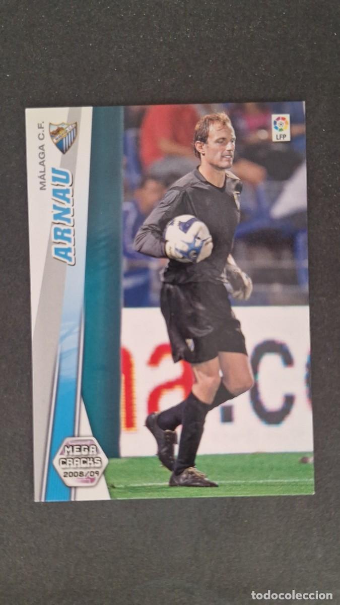 Cromos de F&uacute;tbol: L1 ARNAU MALAGA C. F. NUEVA FICHA 164 BIS PANINI MEGACRACKS 2008 2009 08 09