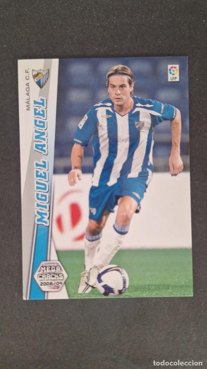 Cromos de F&uacute;tbol: L1 MIGUEL ANGEL MALAGA C. F. NUEVA FICHA 171 BIS PANINI MEGACRACKS 2008 2009 08 09