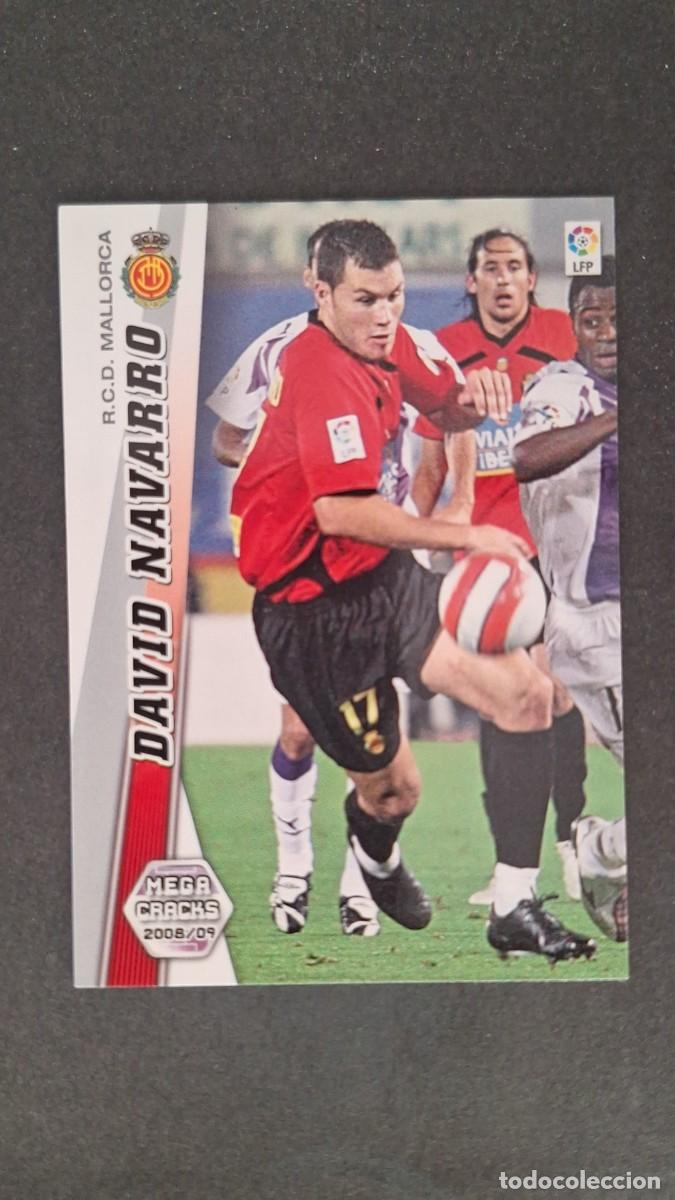 Cromos de F&uacute;tbol: L1 DAVID NAVARRO R. C. D. MALLORCA NUEVA FICHA 184 BIS PANINI MEGACRACKS 2008 2009 08 09