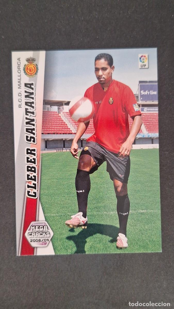 Cromos de F&uacute;tbol: L1 CLEBER SANTANA R. C. D. MALLORCA NUEVA FICHA 190 BIS PANINI MEGACRACKS 2008 2009 08 09