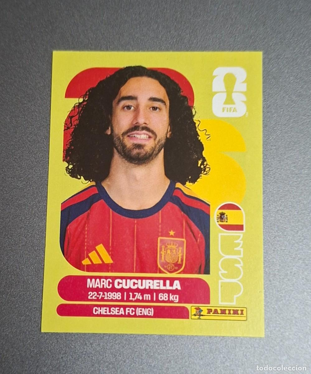 Cromos de Futebol: MARC CUCURELLA ESP-8--STICKER EDICION SUIZA- UNITED EDITION-FONDO Y BORDES COLOR VERDE PISTACHO