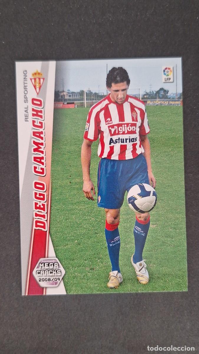 Cromos de F&uacute;tbol: L1 DIEGO CAMACHO SPORTING DE GIJON NUEVA FICHA 295 BIS PANINI MEGACRACKS 2008 2009 08 09