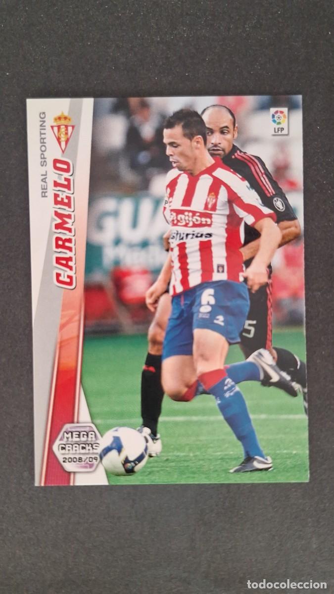 Cromos de F&uacute;tbol: L1 CARMELO SPORTING DE GIJON NUEVA FICHA 303 BIS PANINI MEGACRACKS 2008 2009 08 09
