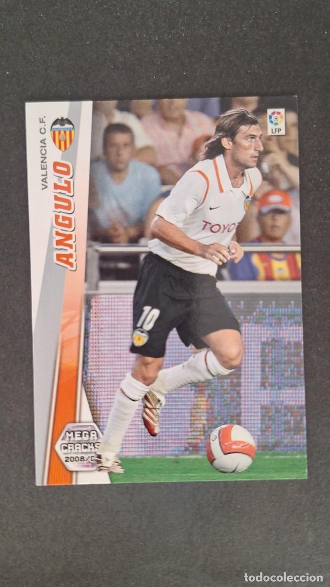 Cromos de F&uacute;tbol: L1 ANGULO VALENCIA C. F. NUEVA FICHA 322 BIS PANINI MEGACRACKS 2008 2009 08 09
