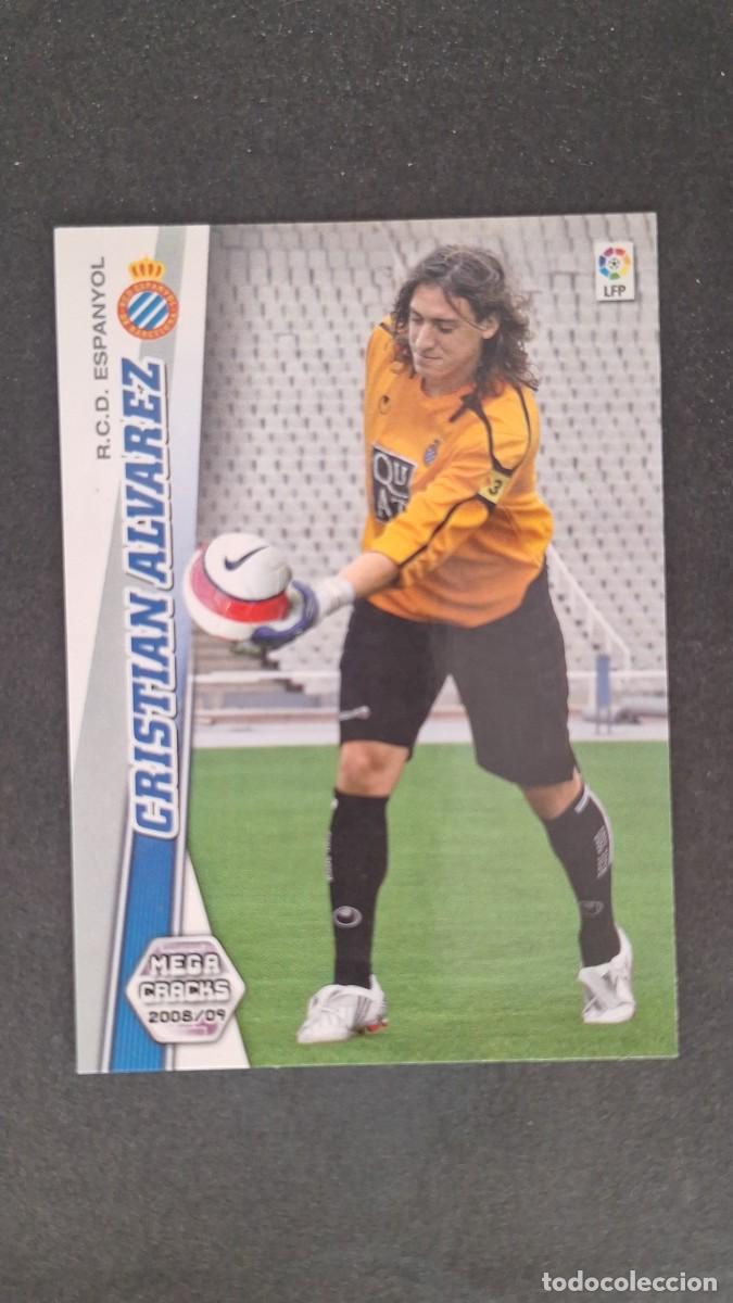 Cromos de F&uacute;tbol: L1 CRISTIAN ALVAREZ R. C. D. ESPA&Ntilde;OL NUEVO FICHAJE 434 PANINI MEGACRACKS 2008 2009 08 09