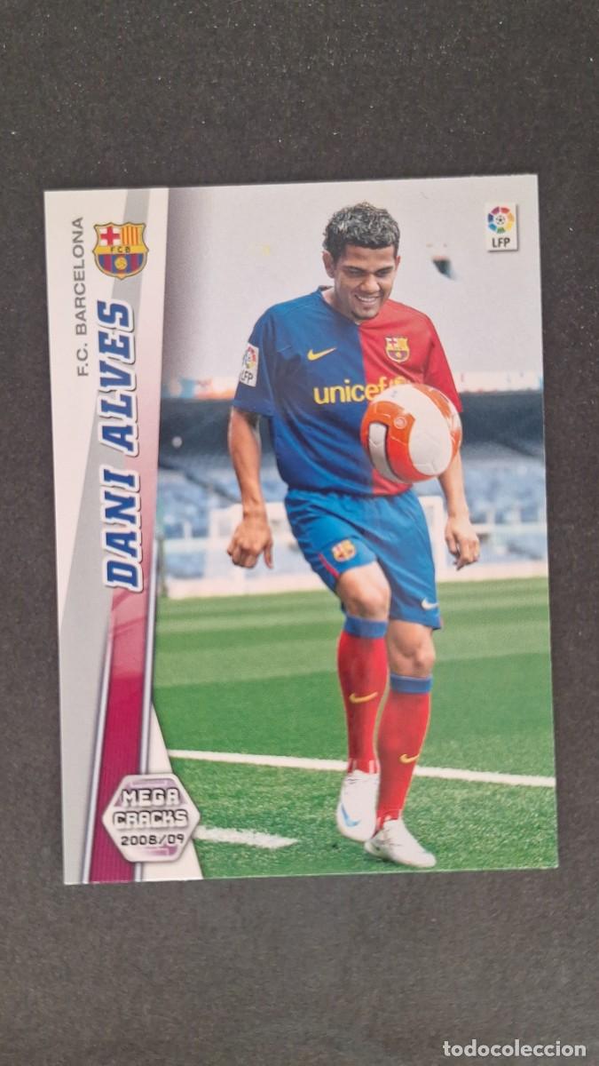 Cromos de F&uacute;tbol: L1 DANI ALVES F. C. BARCELONA NUEVO FICHAJE 435 PANINI MEGACRACKS 2008 2009 08 09