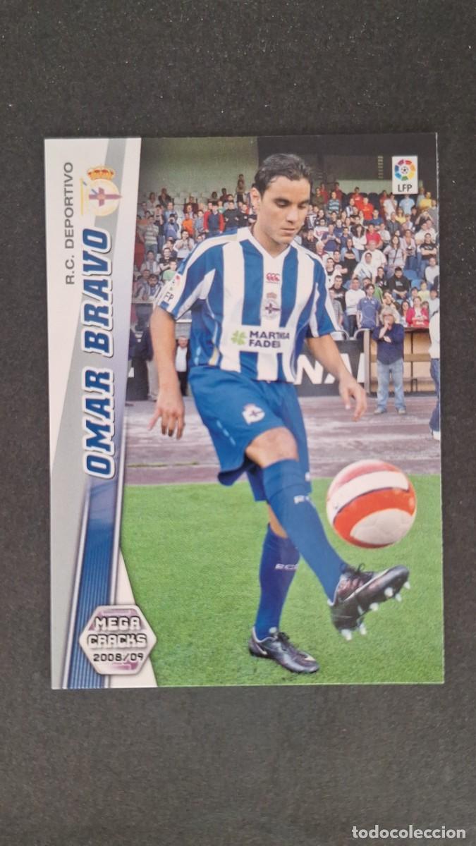 Cromos de F&uacute;tbol: L1 OMAR BRAVO DEPORTIVO DE LA CORU&Ntilde;A NUEVO FICHAJE 437 PANINI MEGACRACKS 2008 2009 08 09