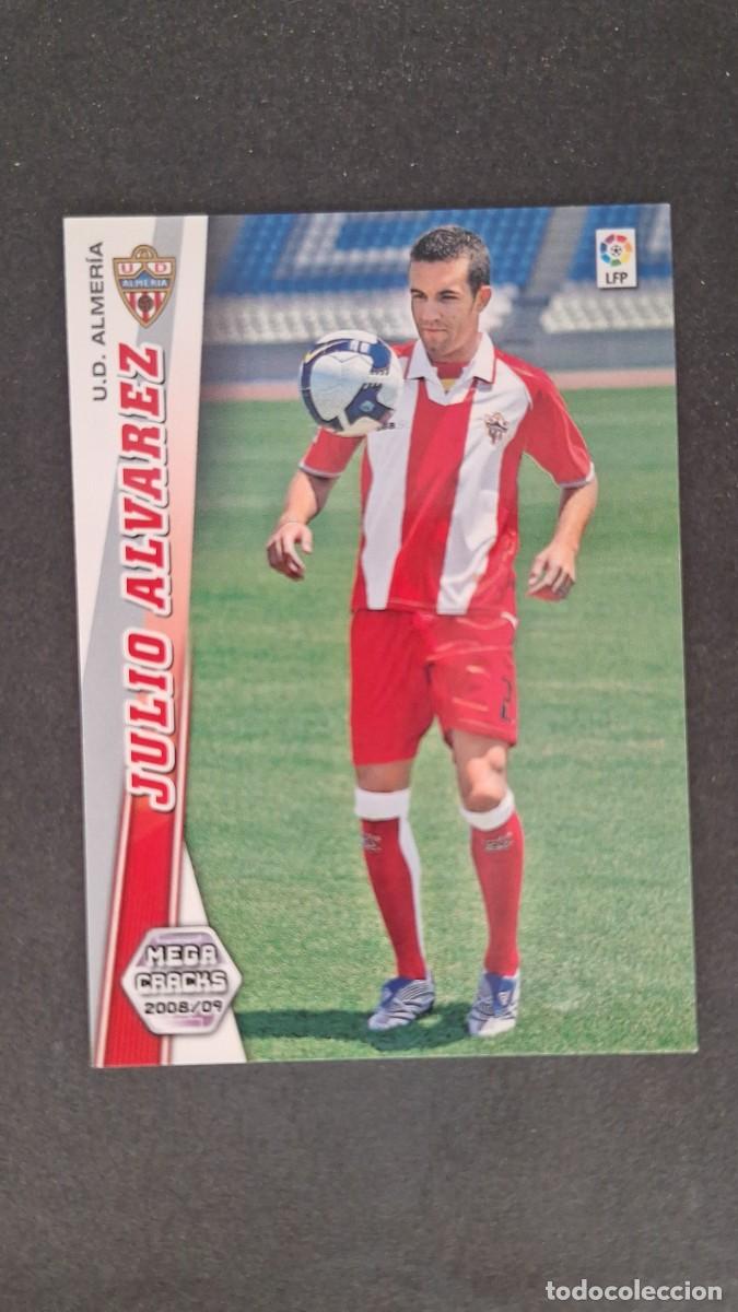 Figurine di Calcio: L1 JULIO ALVAREZ U. D. ALMERIA NUEVO FICHAJE 444 PANINI MEGACRACKS 2008 2009 08 09
