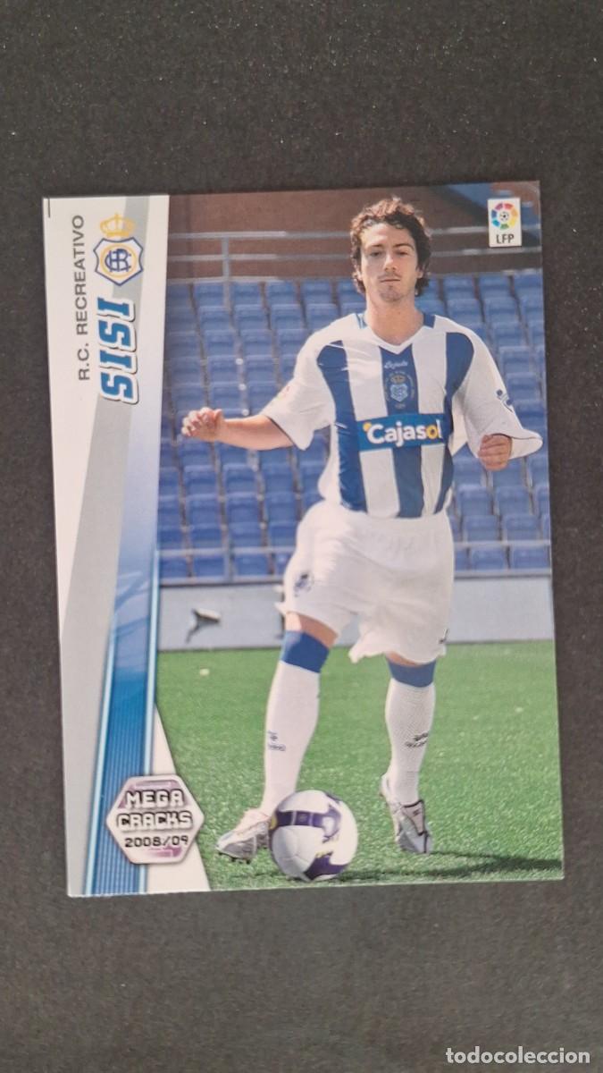 Fu&szlig;ball-Sticker: L1 SISI RECREATIVO DE HUELVA NUEVO FICHAJE 454 PANINI MEGACRACKS 2008 2009 08 09