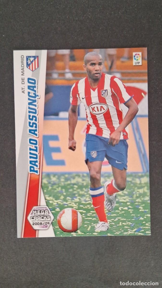 Fu&szlig;ball-Sticker: L1 PAULO ASSUN&Ccedil;AO ATLETICO DE MADRID NUEVO FICHAJE 455 PANINI MEGACRACKS 2008 2009 08 09